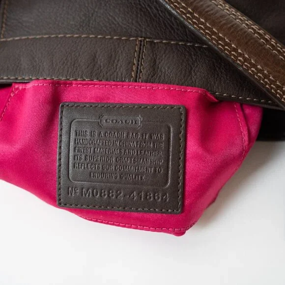 Coach Zoe Mini Hobo Shoulder Bag – Chocolate Brown Leather - Picture 5 of 6